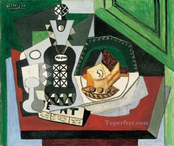  bottle - The Malaga bottle 1919 cubism Pablo Picasso